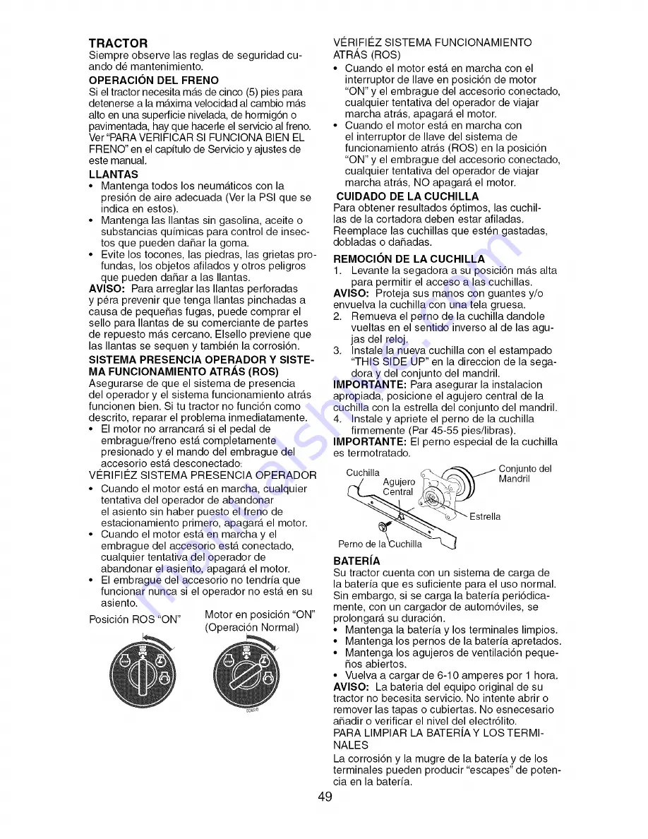 Craftsman 917.27664 Operator'S Manual Download Page 49