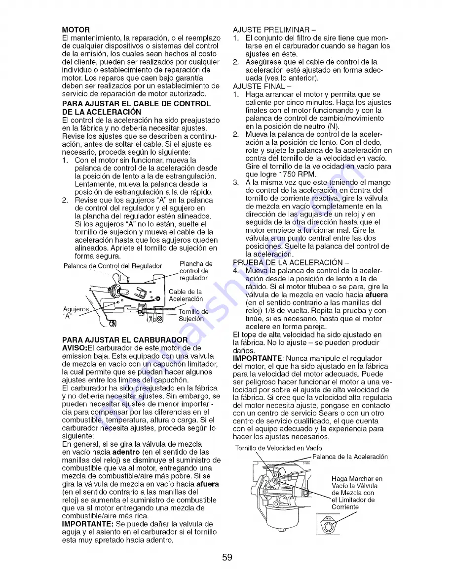 Craftsman 917.27664 Скачать руководство пользователя страница 59