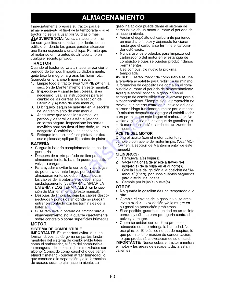 Craftsman 917.27664 Operator'S Manual Download Page 60