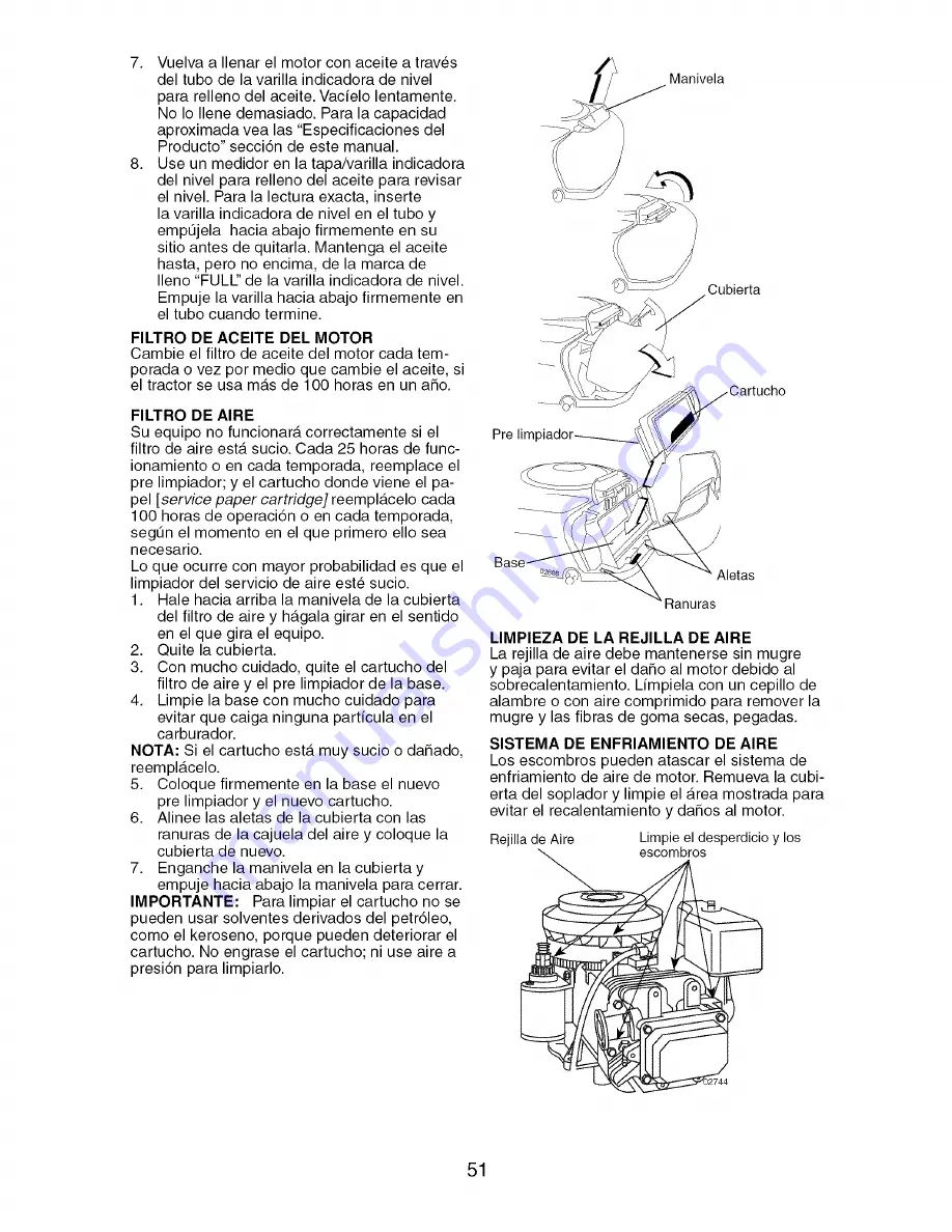 Craftsman 917.276640 Operator'S Manual Download Page 51