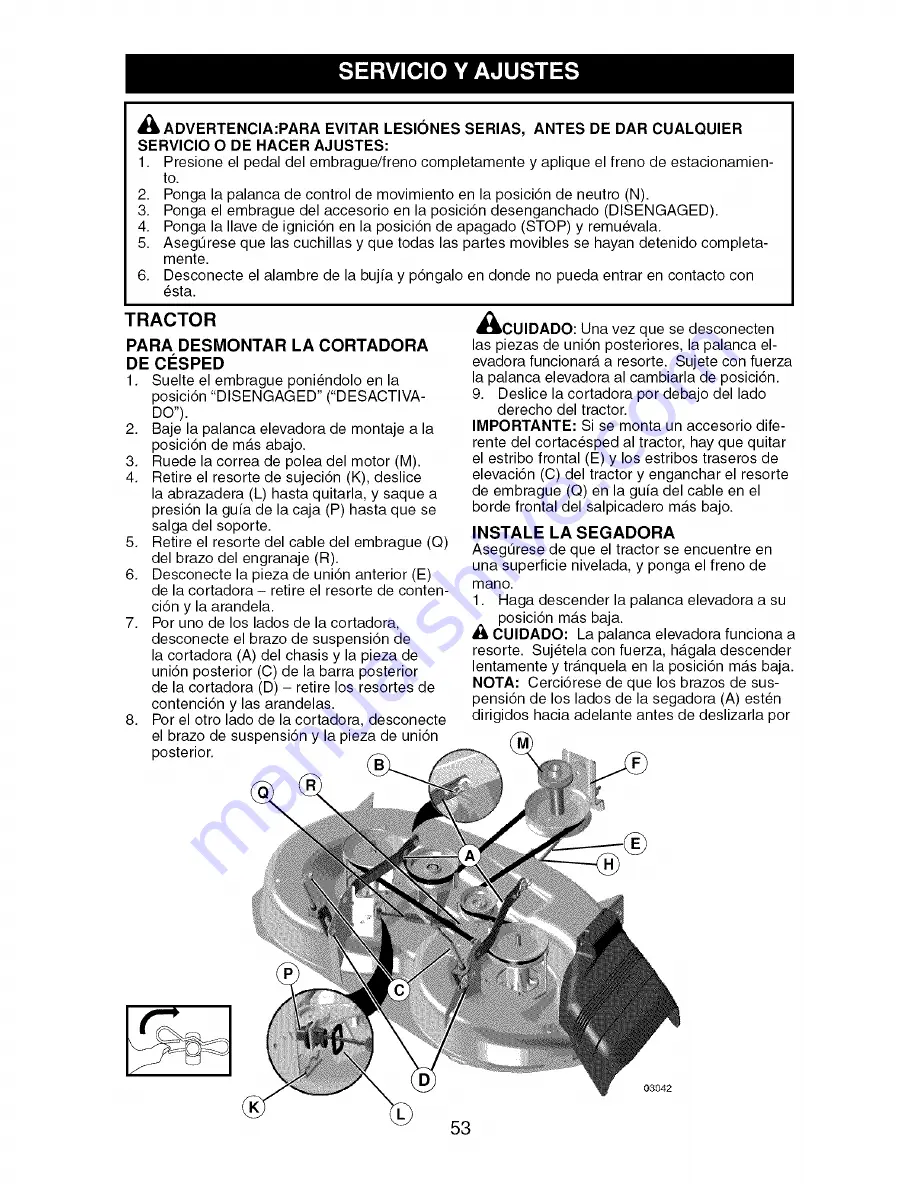 Craftsman 917.276640 Operator'S Manual Download Page 53