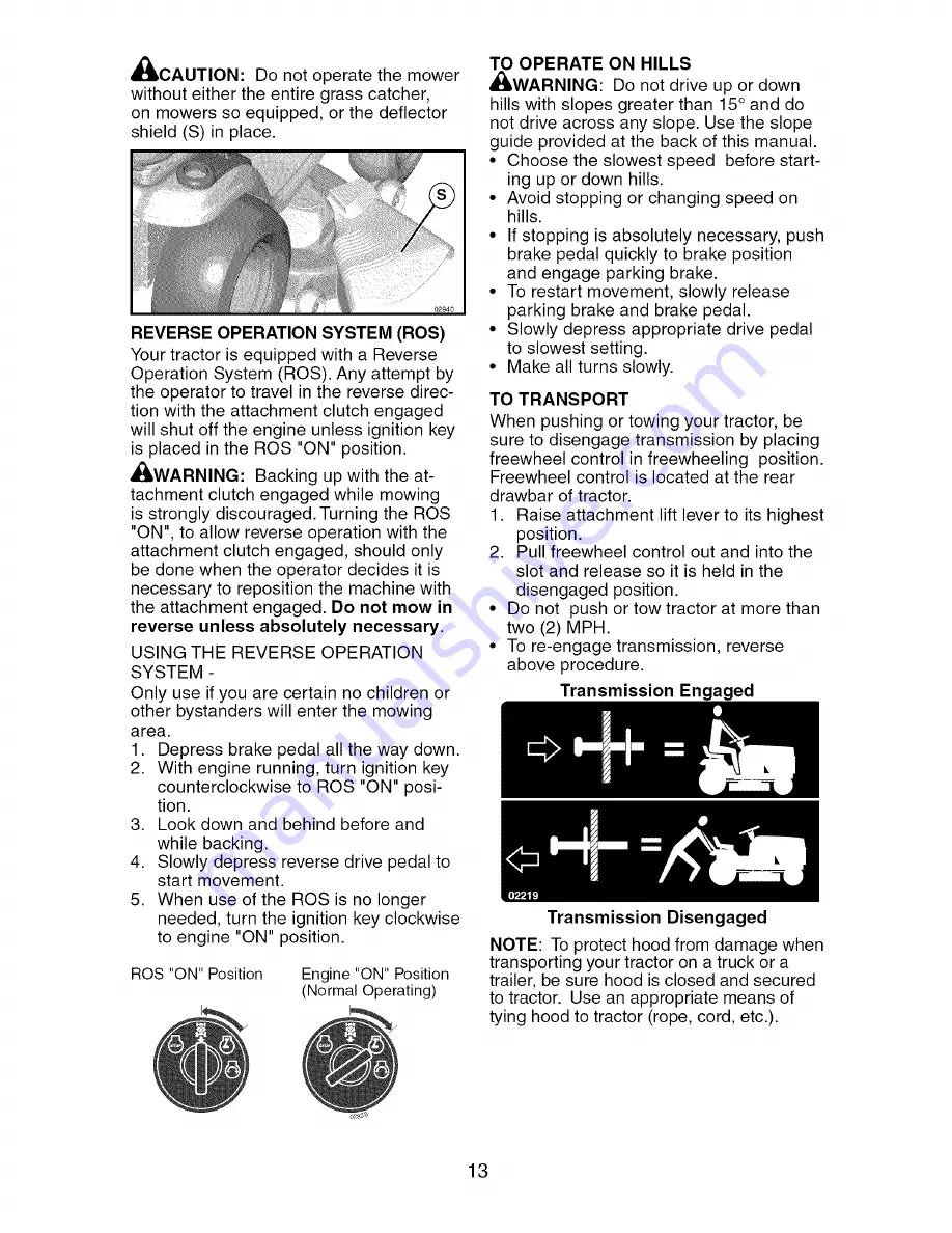 Craftsman 917.27668 Operator'S Manual Download Page 13