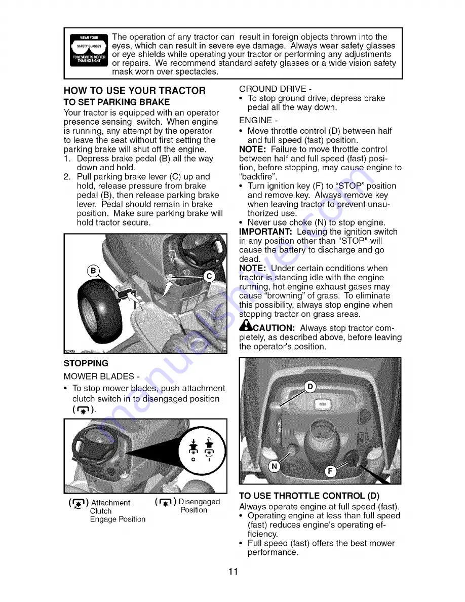 Craftsman 917.276700 Operator'S Manual Download Page 11