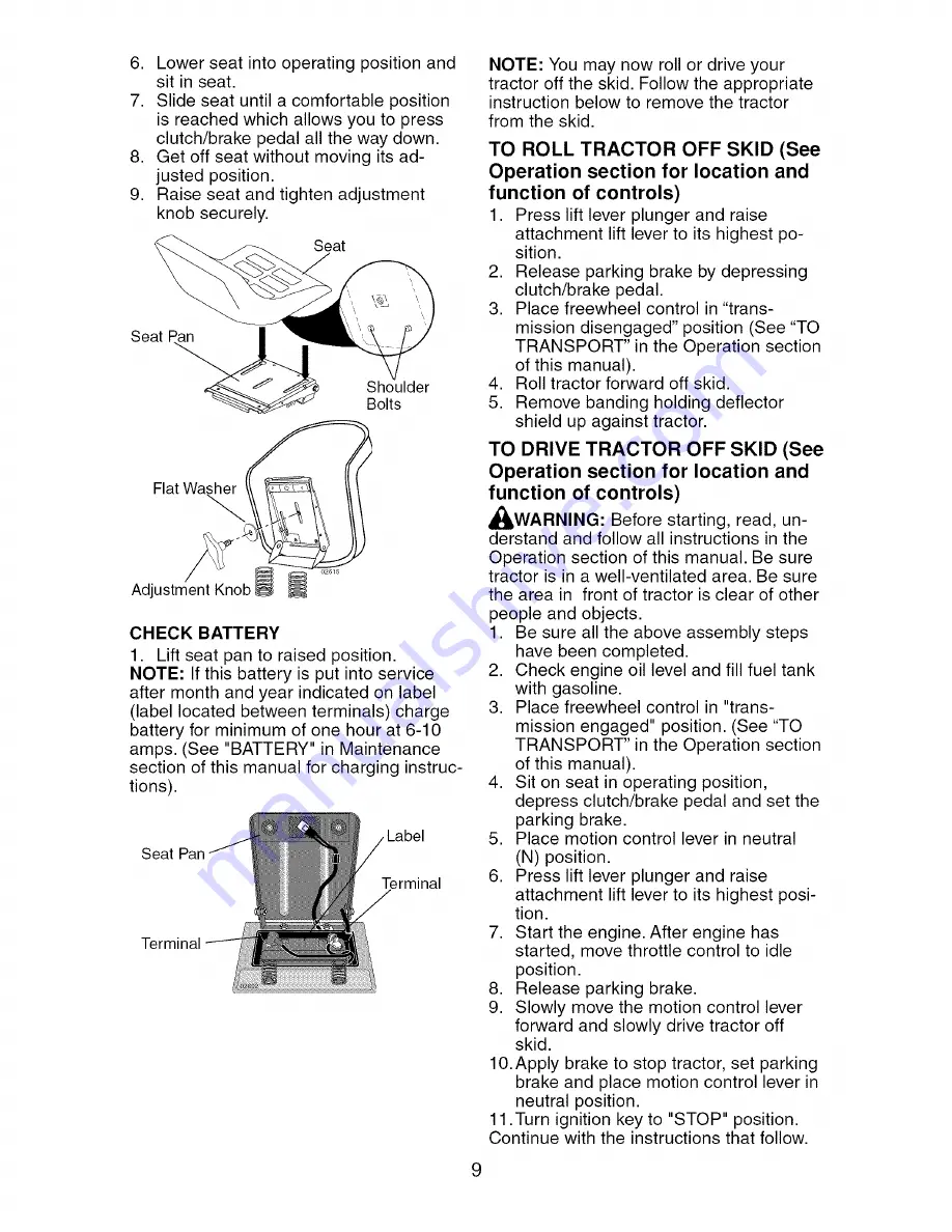 Craftsman 917.276760 Operator'S Manual Download Page 9