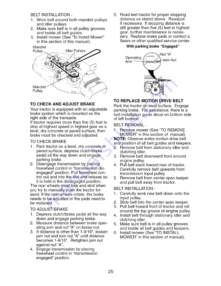 Craftsman 917.276760 Operator'S Manual Download Page 25