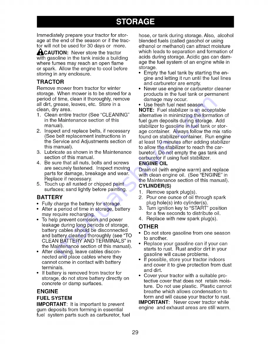 Craftsman 917.276760 Operator'S Manual Download Page 29