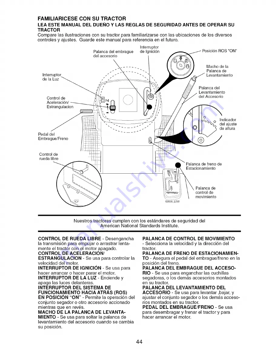 Craftsman 917.276760 Operator'S Manual Download Page 44