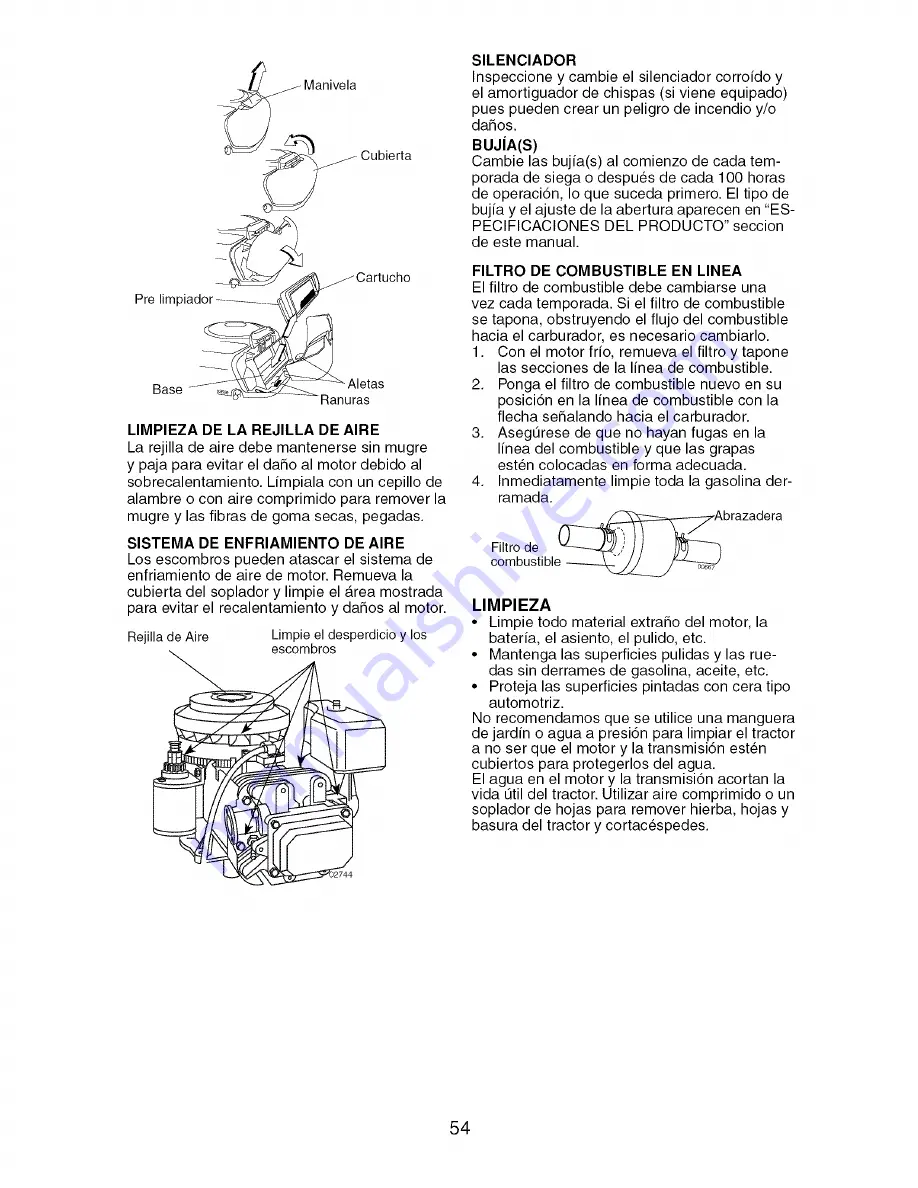 Craftsman 917.276760 Operator'S Manual Download Page 54