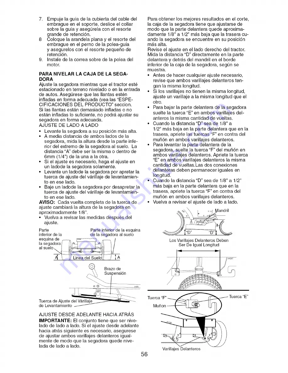 Craftsman 917.276760 Operator'S Manual Download Page 56