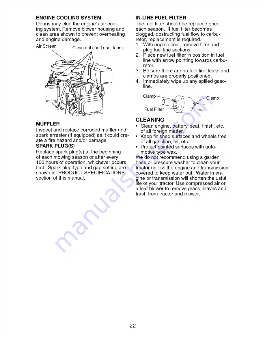 Craftsman 917.276781 Operator'S Manual Download Page 22