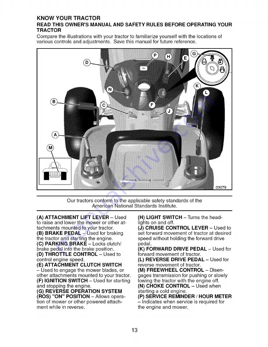 Craftsman 917.276800 Operator'S Manual Download Page 13