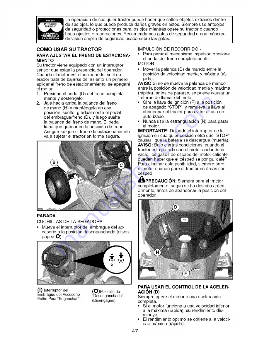 Craftsman 917.276800 Скачать руководство пользователя страница 47