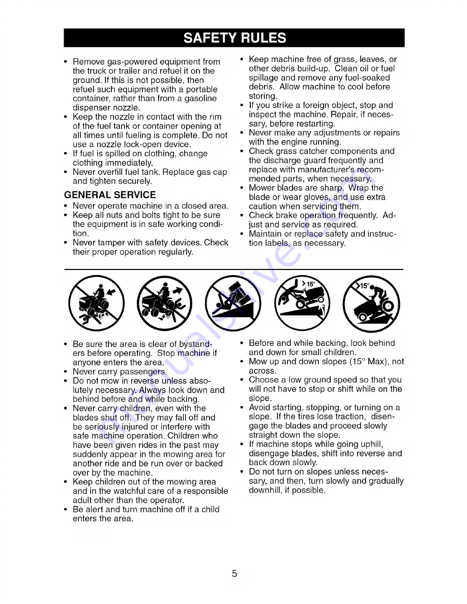 Craftsman 917.276810 Operator'S Manual Download Page 5