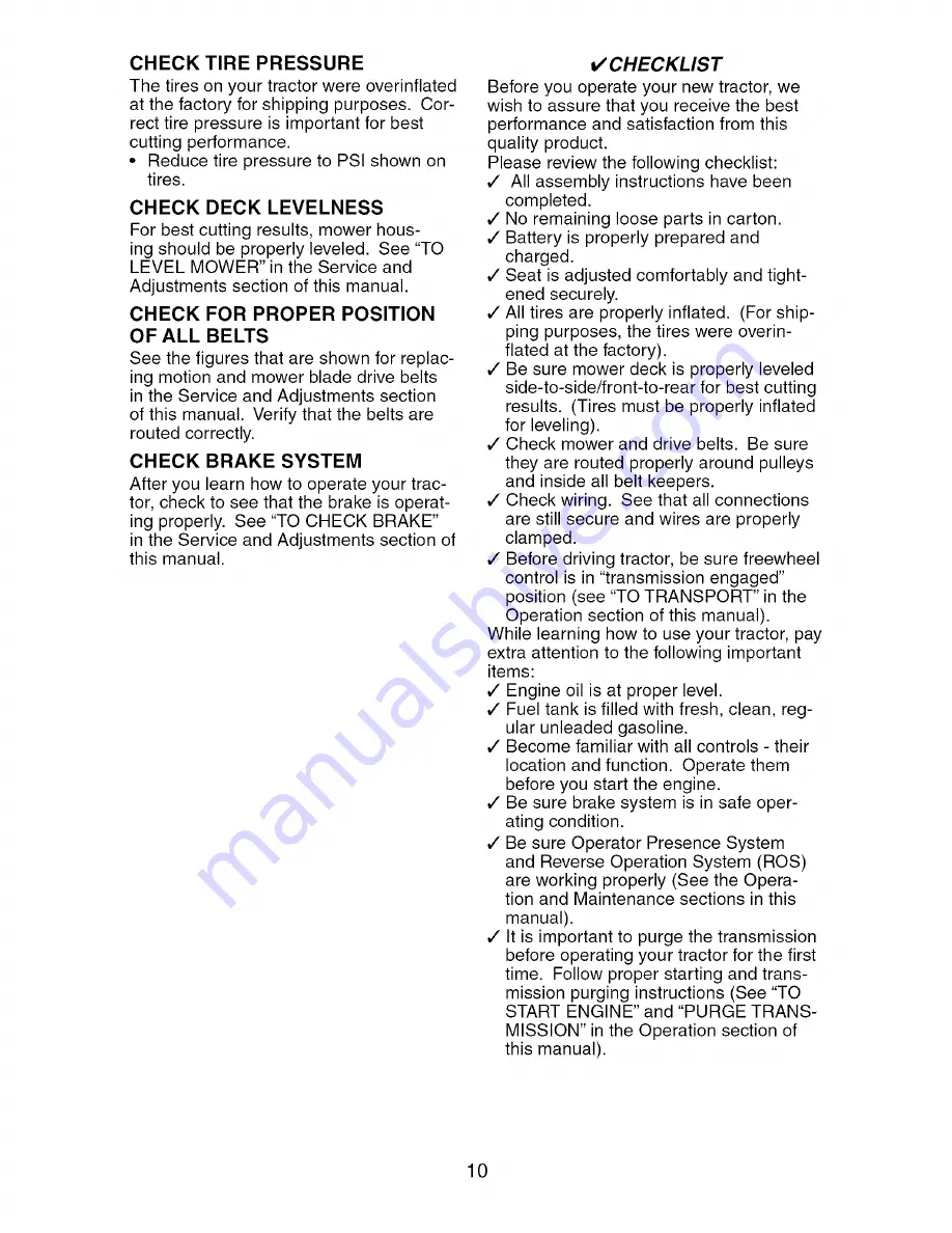 Craftsman 917.27682 Operator'S Manual Download Page 10