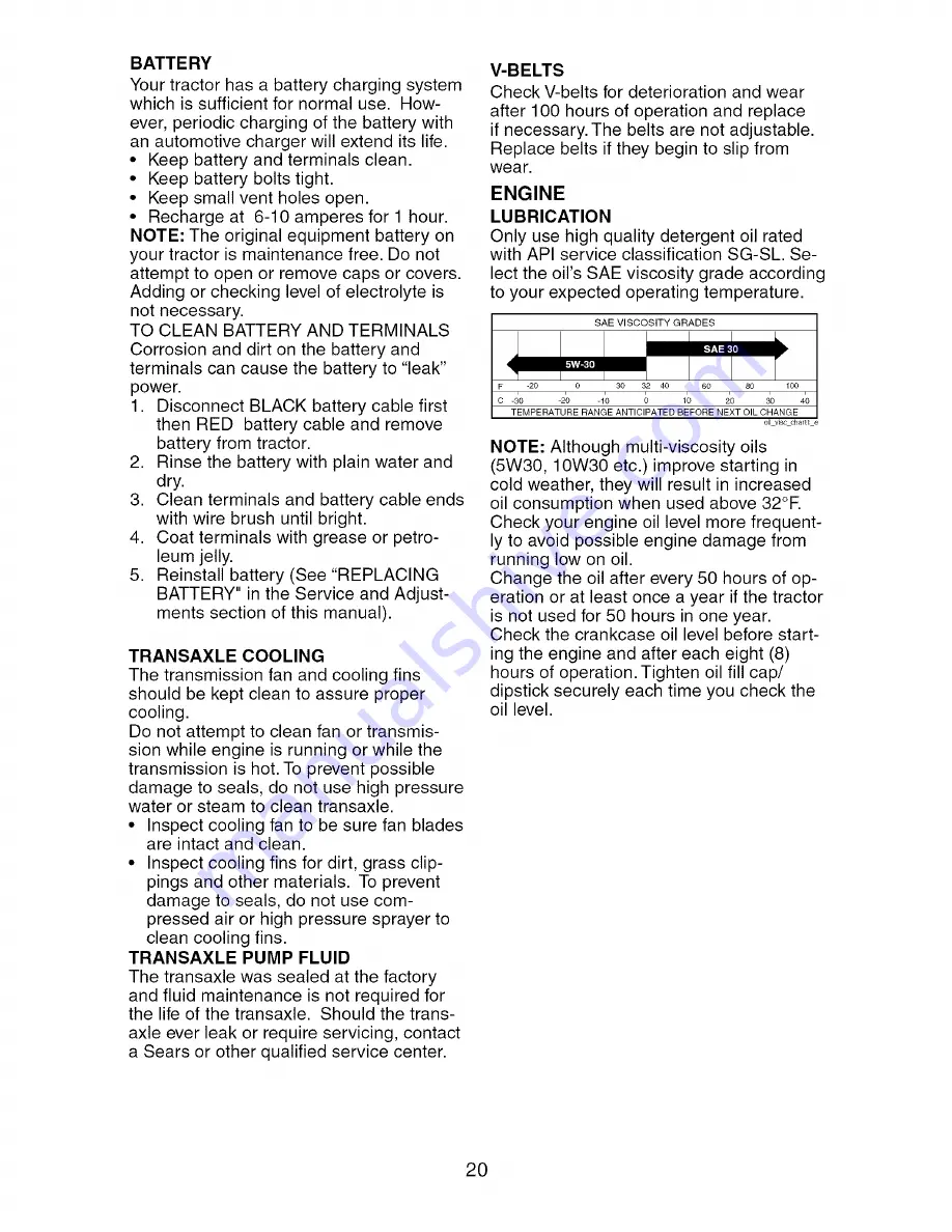 Craftsman 917.27682 Operator'S Manual Download Page 20