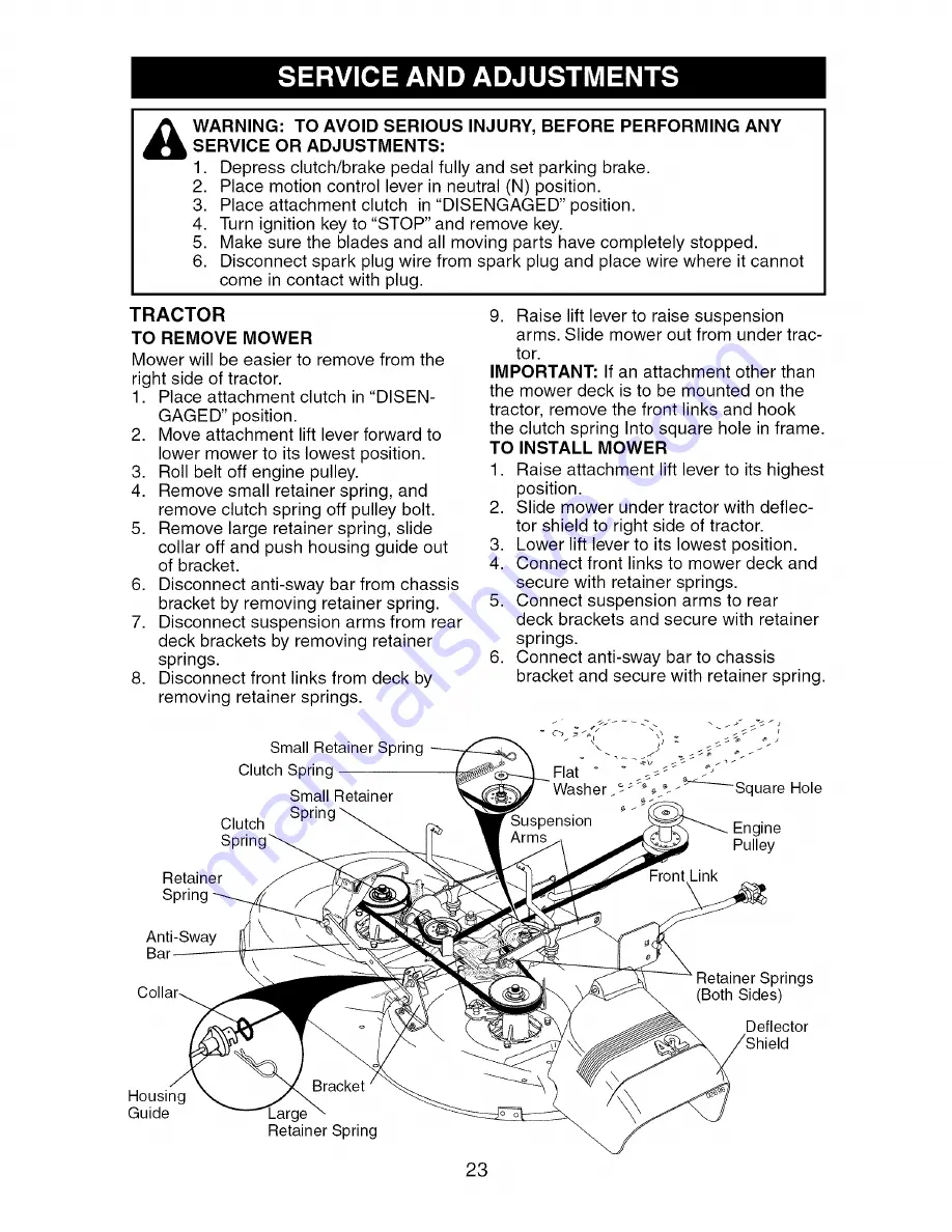 Craftsman 917.27682 Скачать руководство пользователя страница 23