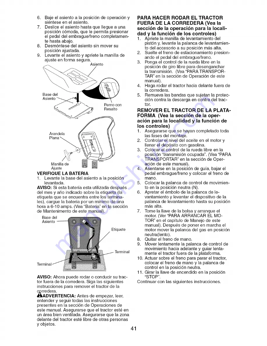 Craftsman 917.27682 Operator'S Manual Download Page 41