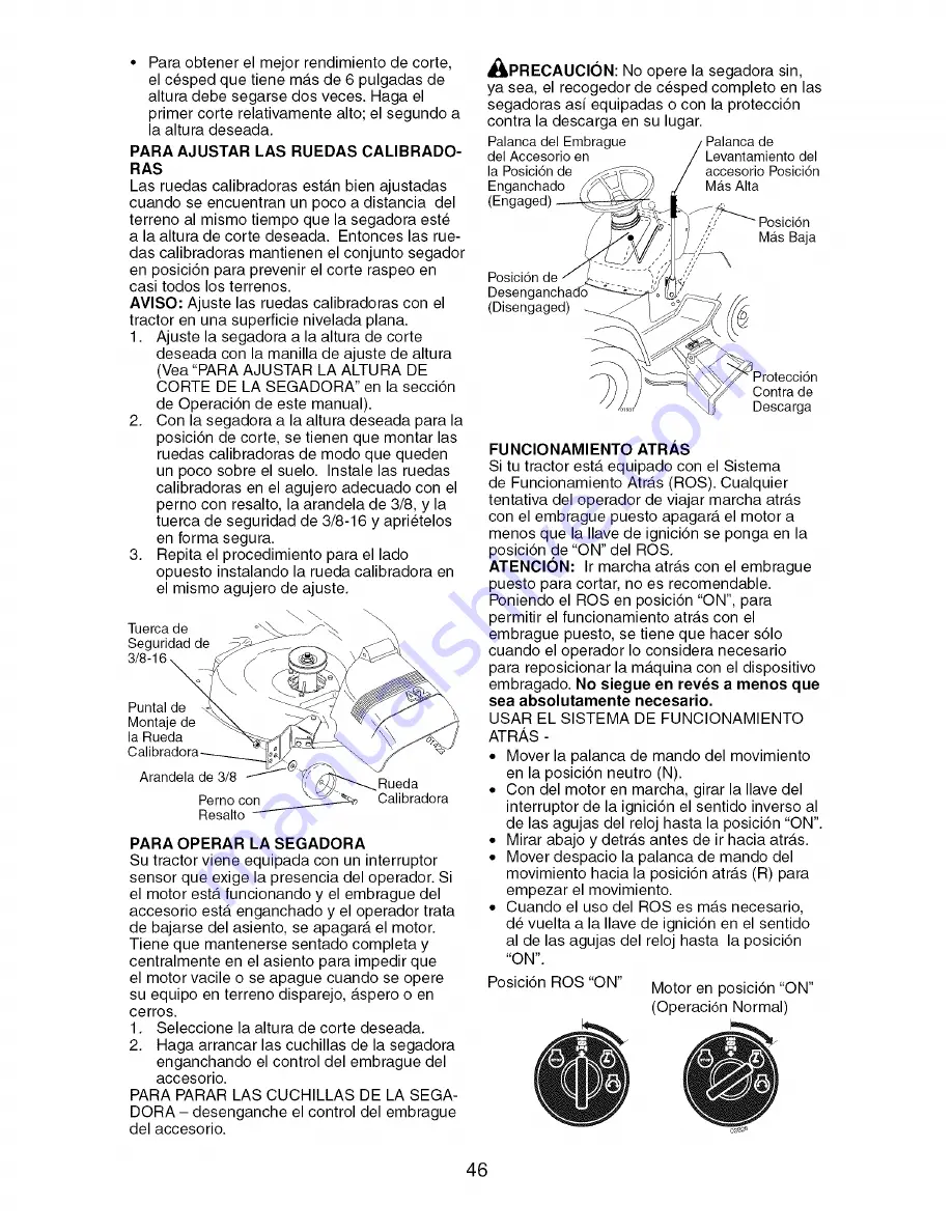 Craftsman 917.276820 Operator'S Manual Download Page 46