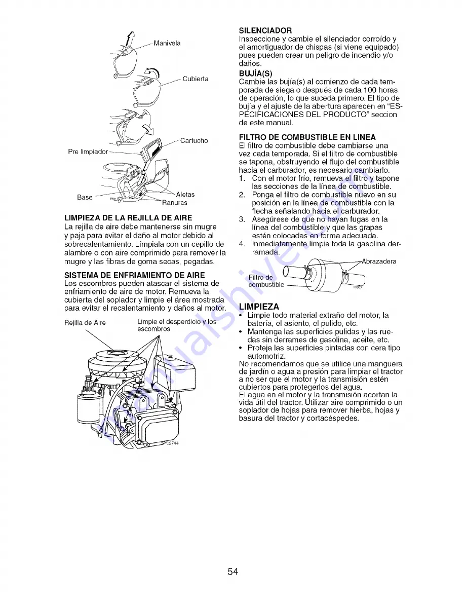 Craftsman 917.276820 Operator'S Manual Download Page 54