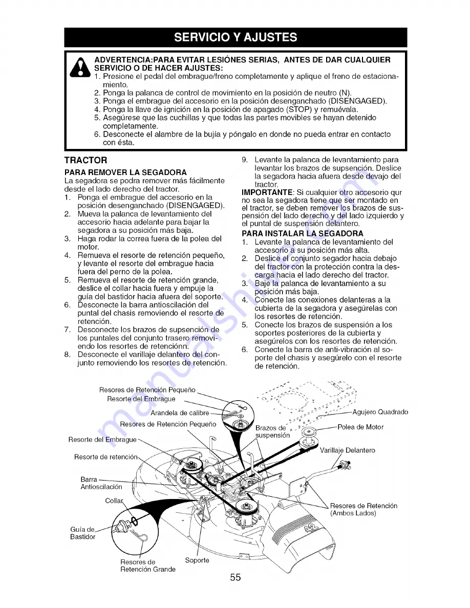 Craftsman 917.276820 Скачать руководство пользователя страница 55