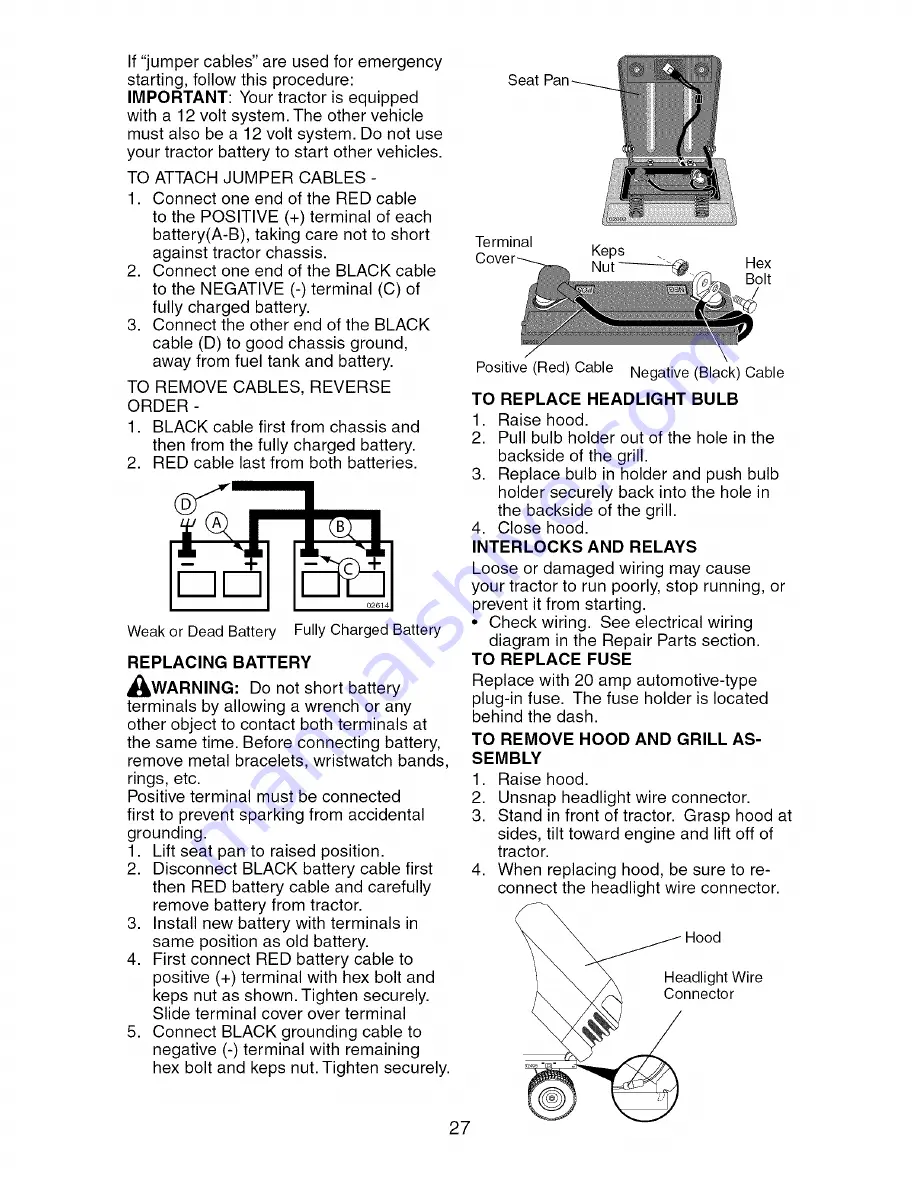 Craftsman 917.276823 Operator'S Manual Download Page 27