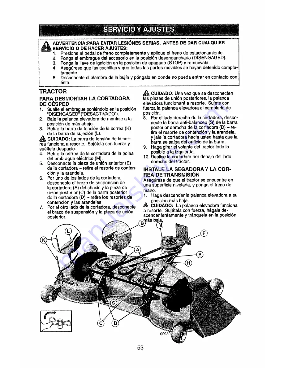 Craftsman 917.27684 Operator'S Manual Download Page 53