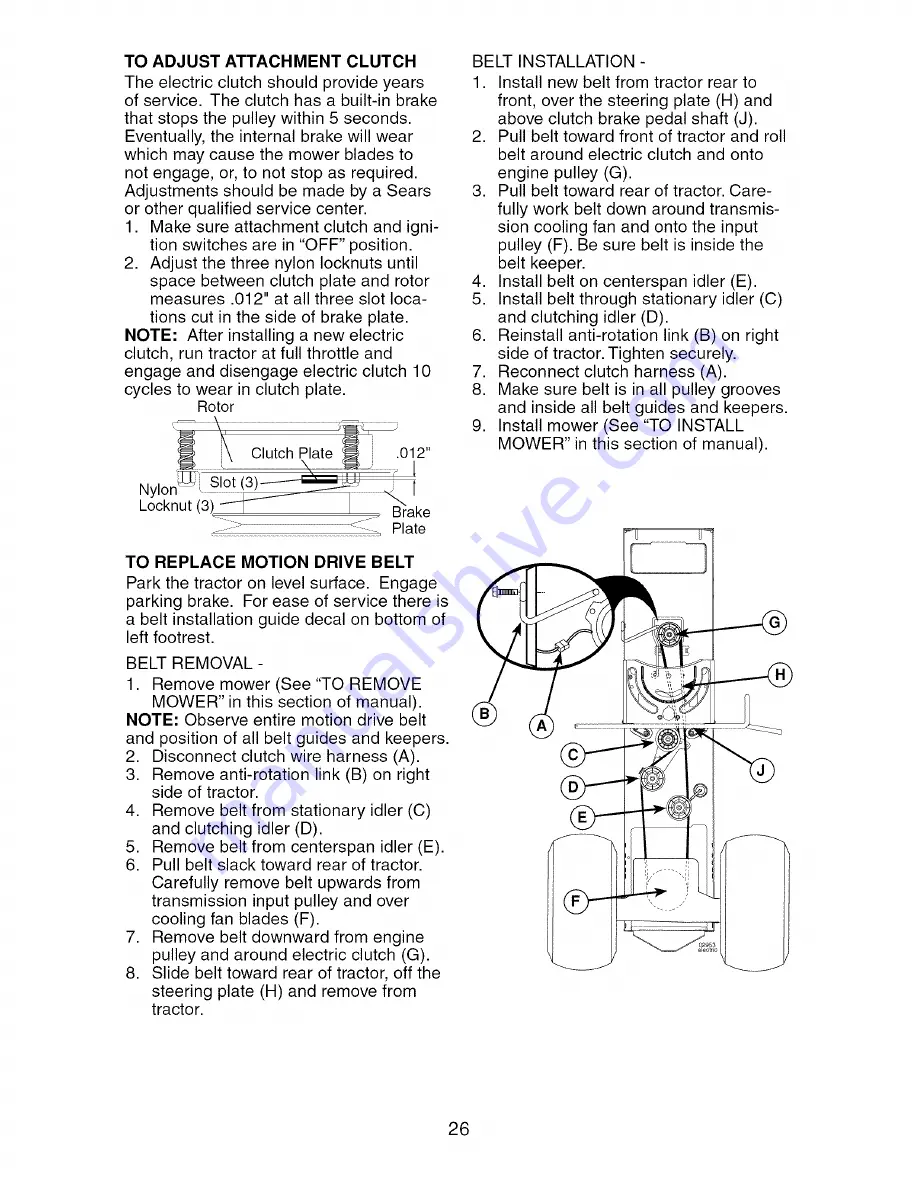 Craftsman 917.276840 Operator'S Manual Download Page 26