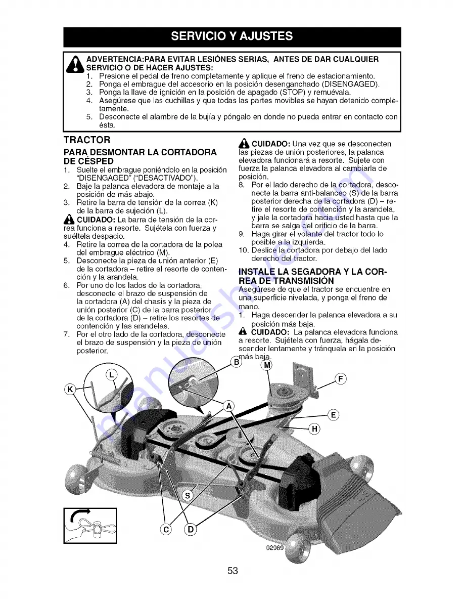 Craftsman 917.276840 Operator'S Manual Download Page 53