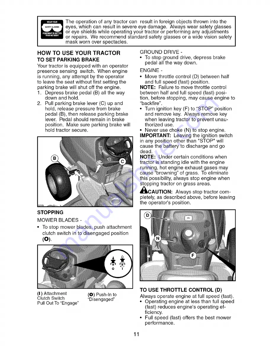 Craftsman 917.276842 Operator'S Manual Download Page 11