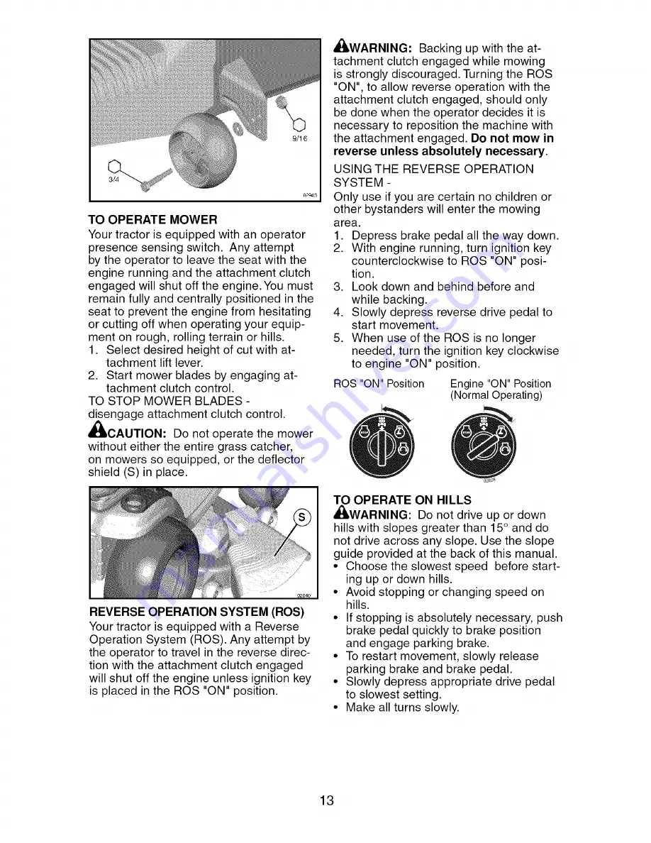 Craftsman 917.276842 Operator'S Manual Download Page 13