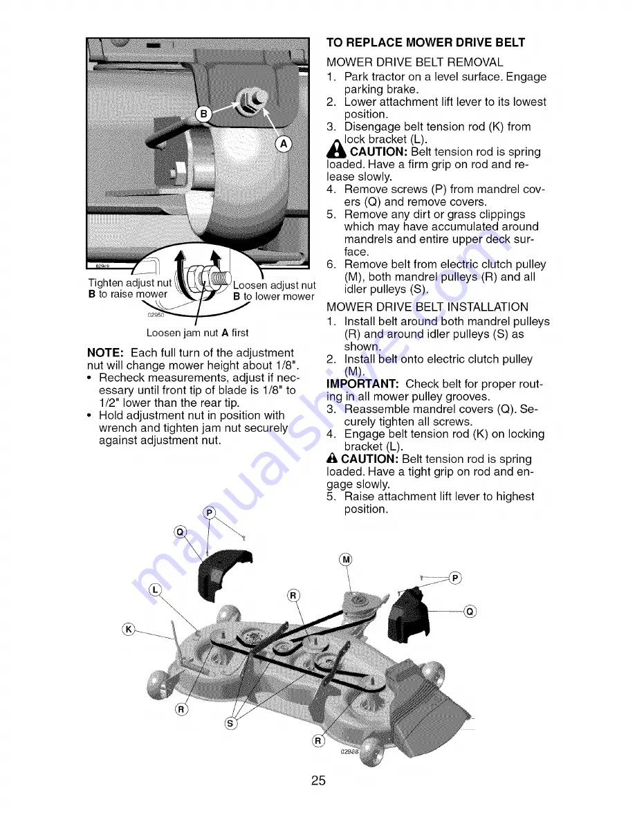 Craftsman 917.276842 Operator'S Manual Download Page 25