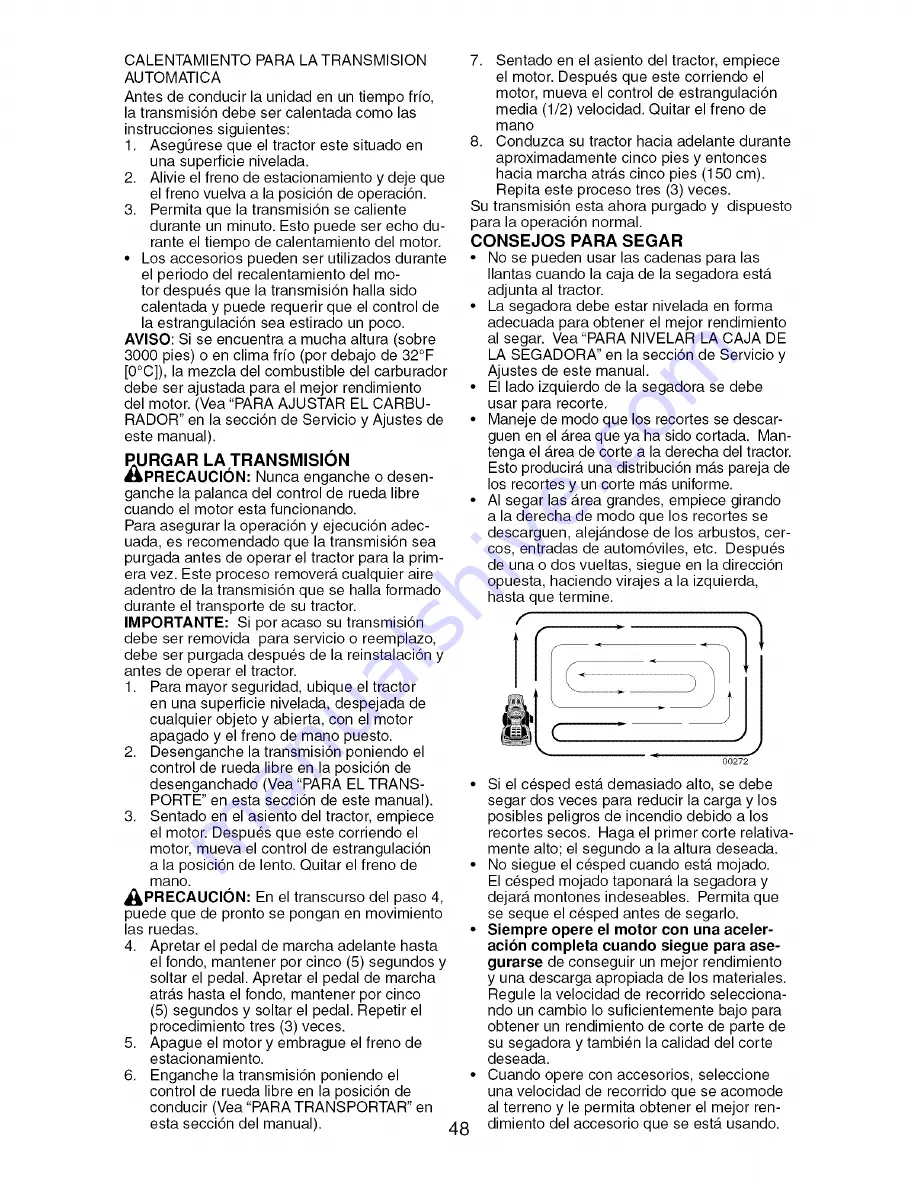 Craftsman 917.276842 Operator'S Manual Download Page 48