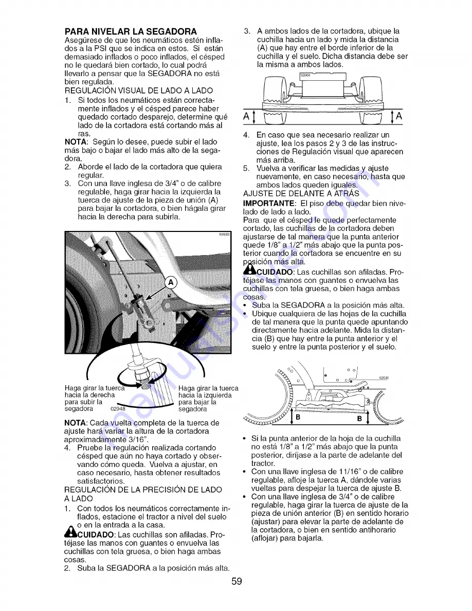 Craftsman 917.276860 Operator'S Manual Download Page 59