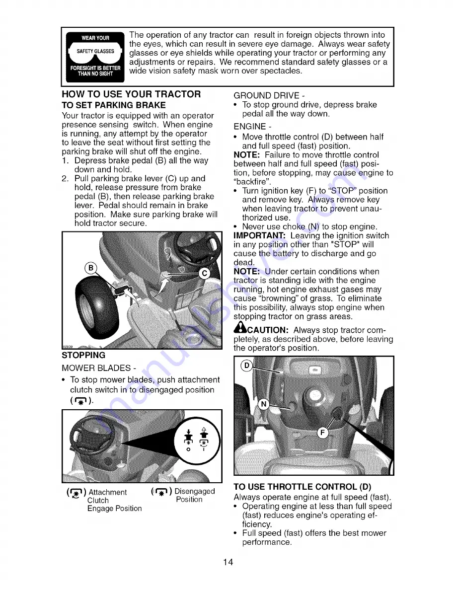 Craftsman 917.27688 Operator'S Manual Download Page 14