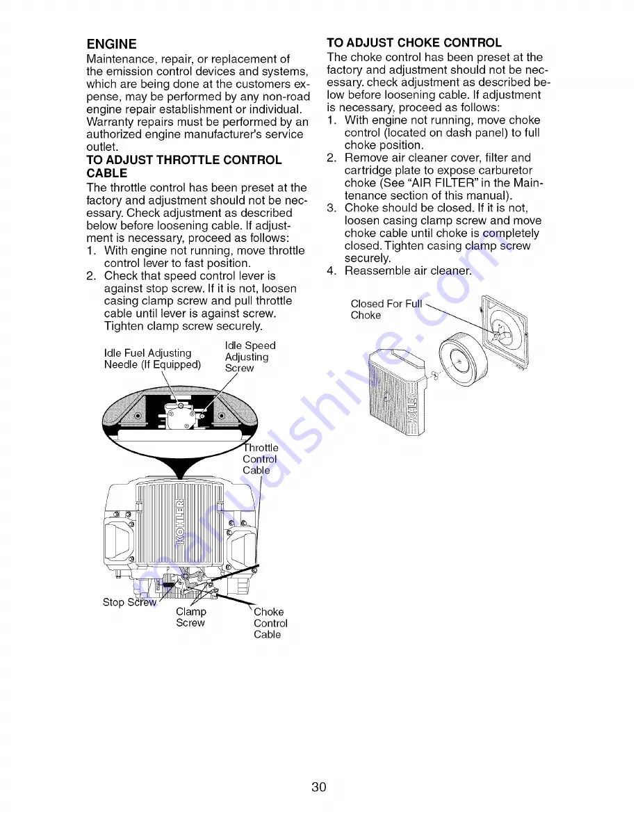 Craftsman 917.27688 Operator'S Manual Download Page 30