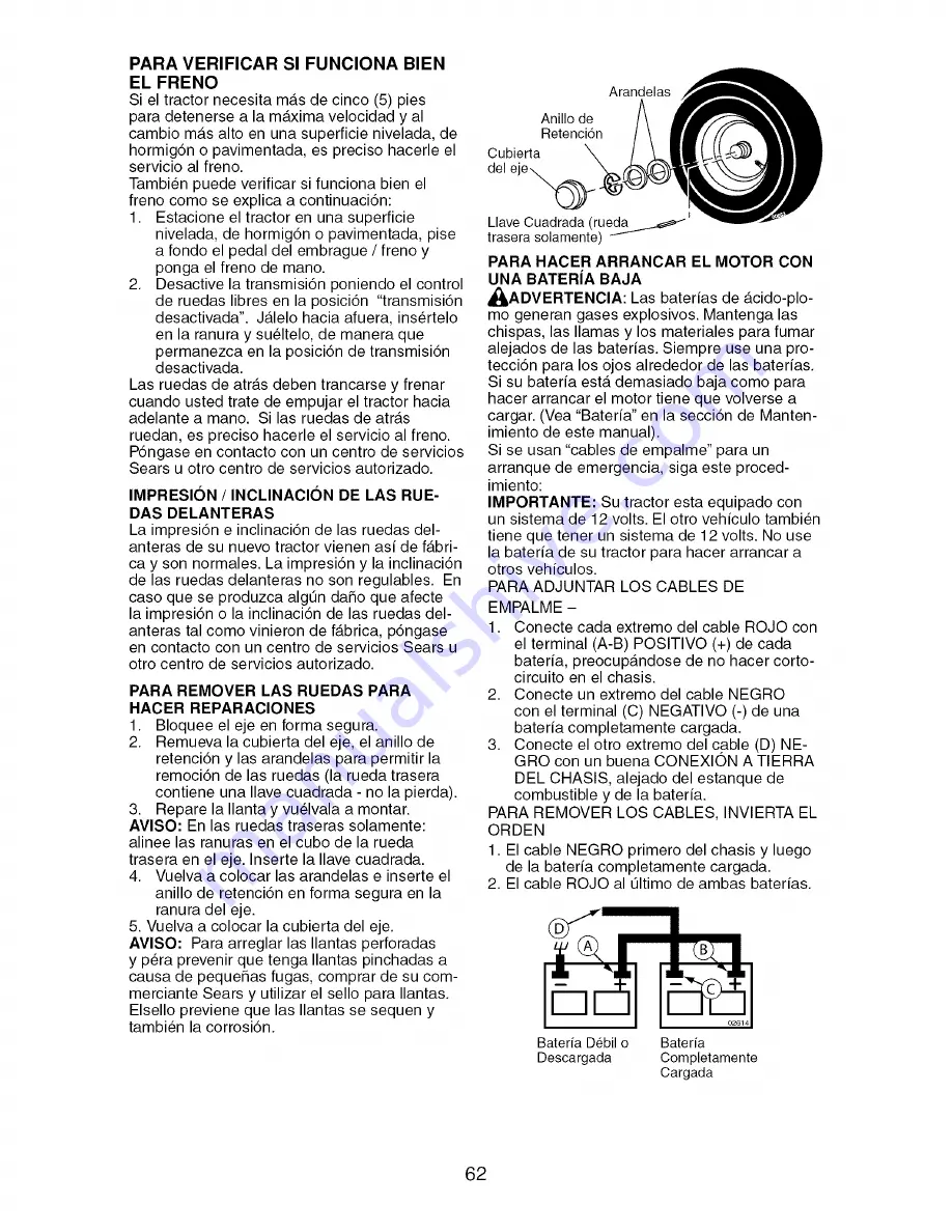 Craftsman 917.27688 Operator'S Manual Download Page 62