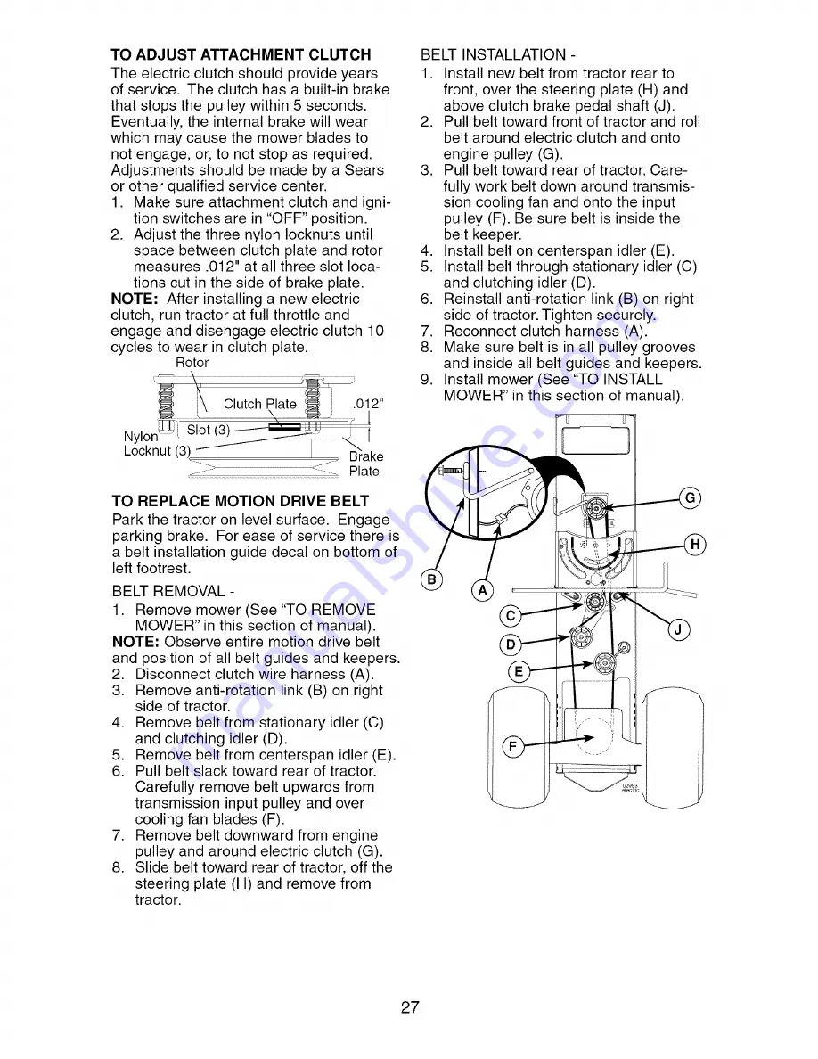 Craftsman 917.276882 Operator'S Manual Download Page 27