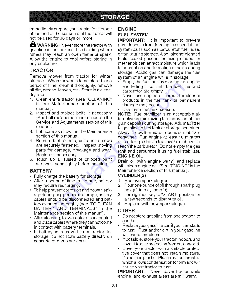 Craftsman 917.28008 Operator'S Manual Download Page 31