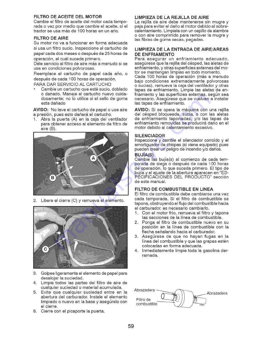 Craftsman 917.28008 Operator'S Manual Download Page 59