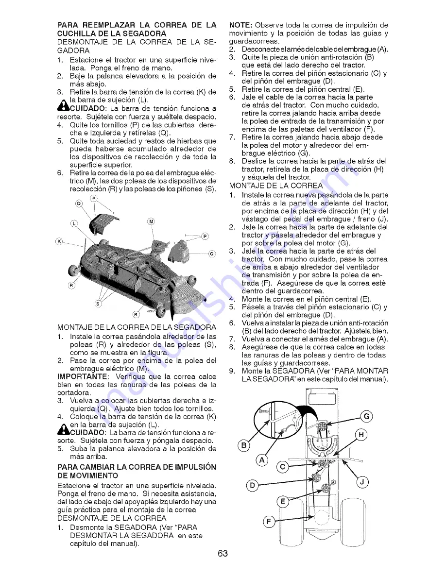 Craftsman 917.28008 Operator'S Manual Download Page 63