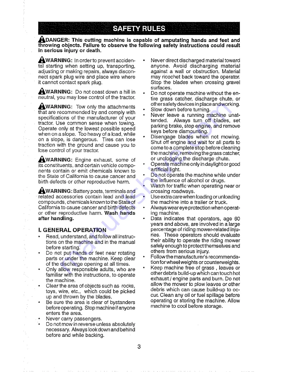 Craftsman 917.280152 Operator'S Manual Download Page 3