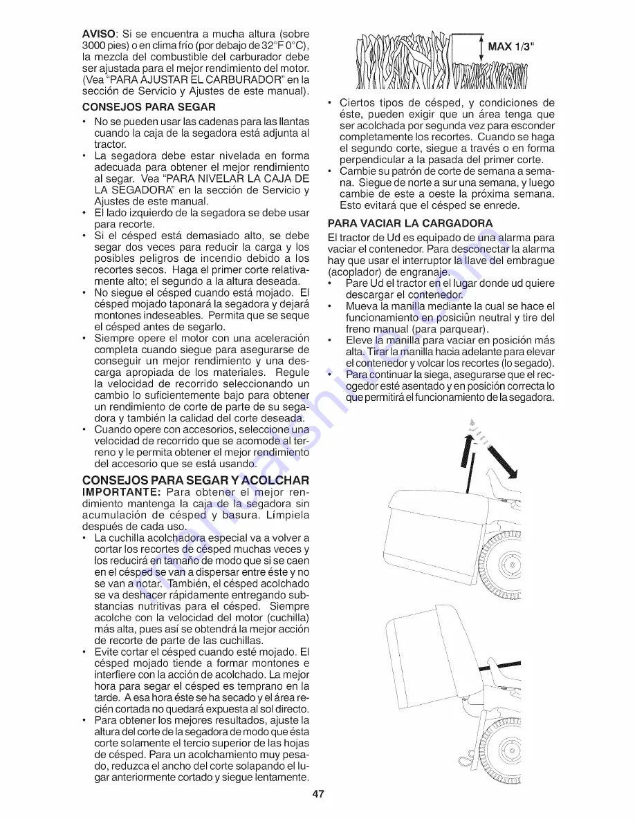 Craftsman 917.28035 Operator'S Manual Download Page 47