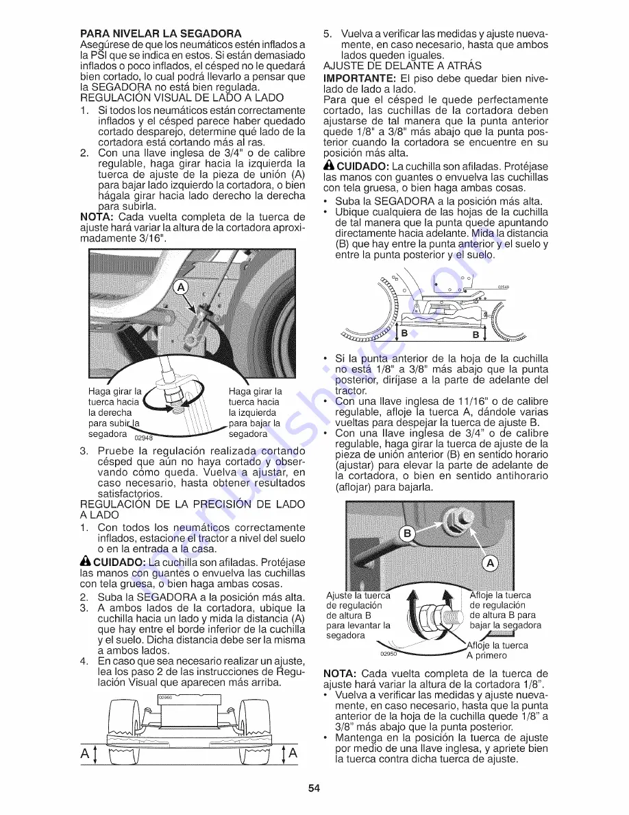 Craftsman 917.28035 Operator'S Manual Download Page 54