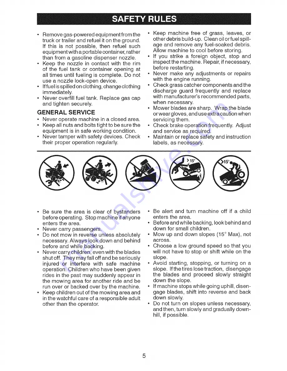 Craftsman 917.28601 Operator'S Manual Download Page 5