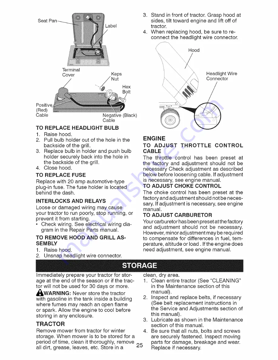 Craftsman 917.28607 Operator'S Manual Download Page 25