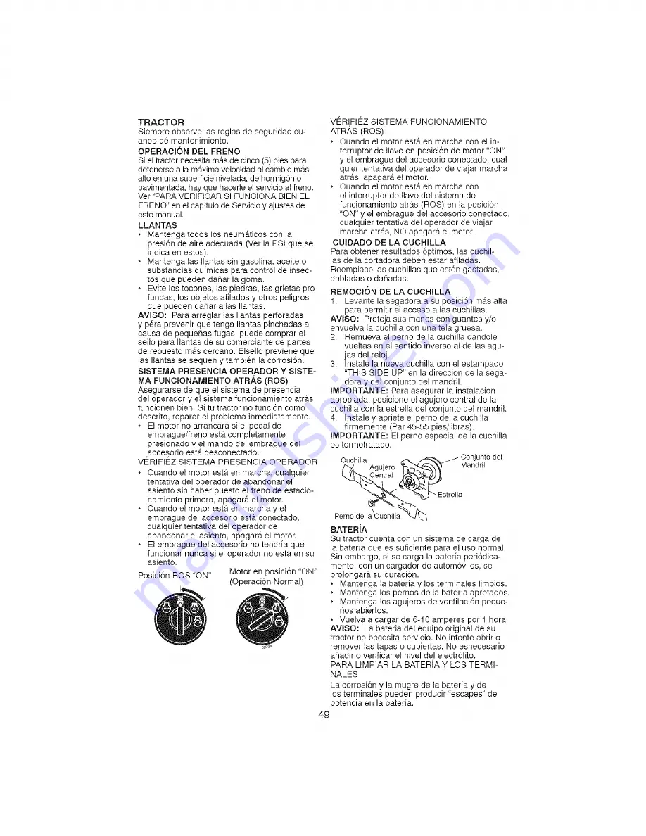 Craftsman 917.28638 Operator'S Manual Download Page 49