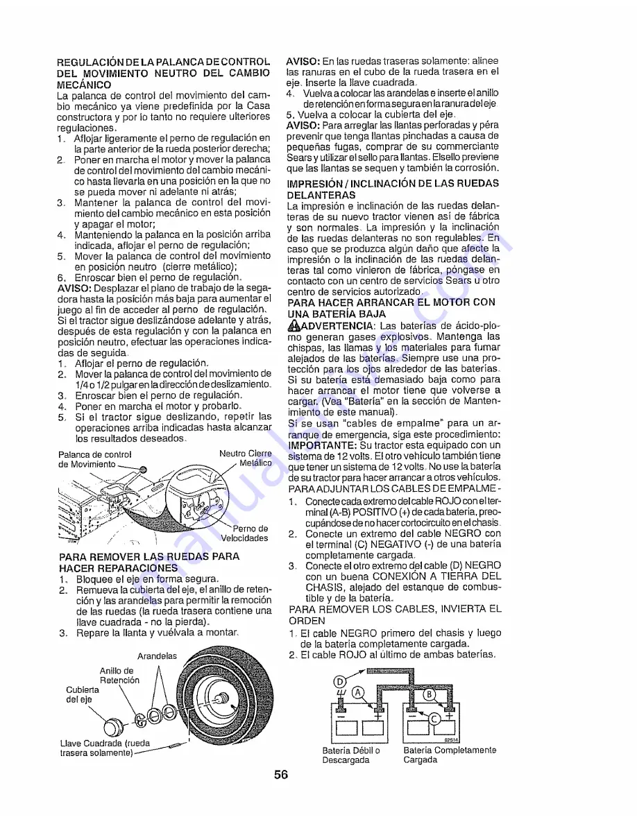 Craftsman 917.28671 Скачать руководство пользователя страница 56