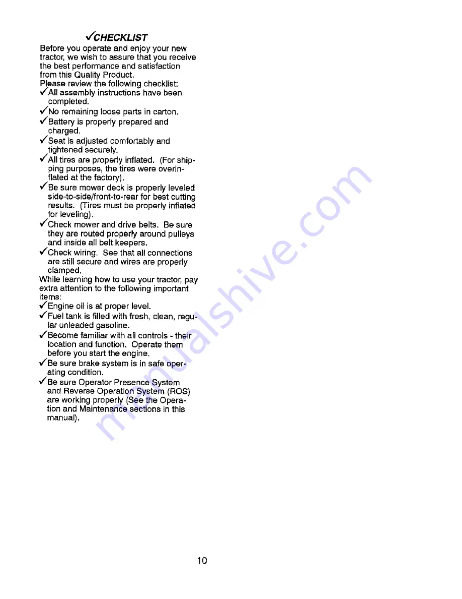 Craftsman 917.28707 Operator'S Manual Download Page 10