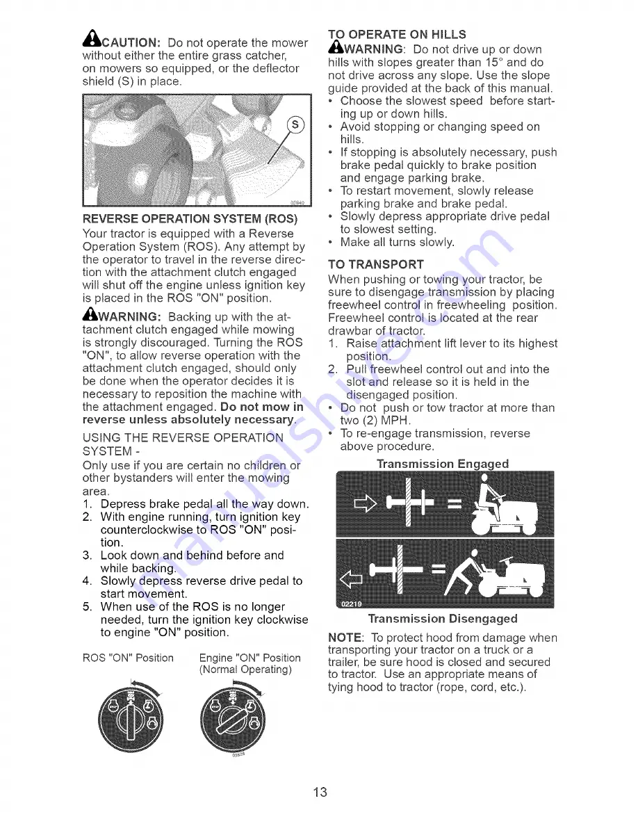 Craftsman 917.28728 Operator'S Manual Download Page 13