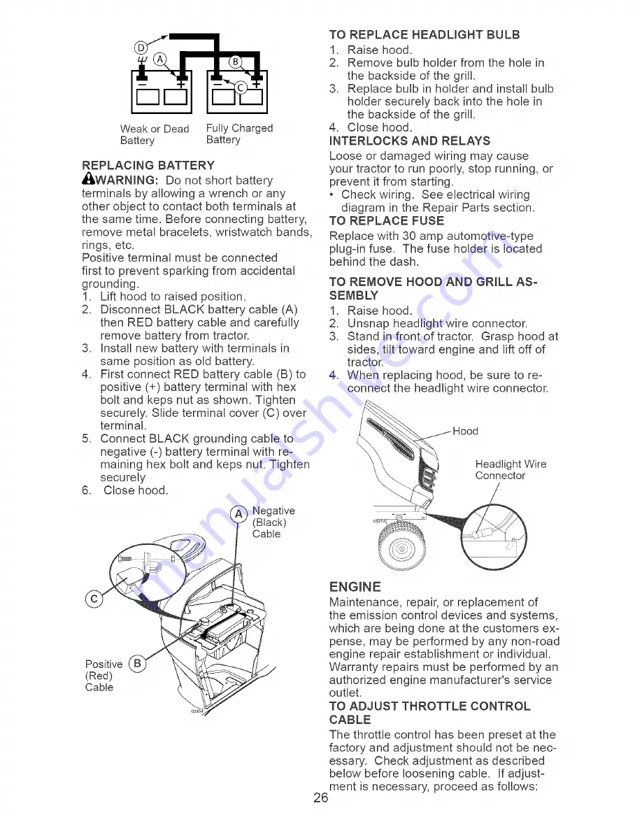 Craftsman 917.28728 Operator'S Manual Download Page 26